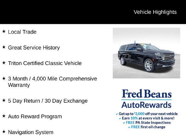 Used 2021 Chevrolet Suburban High Country SUV