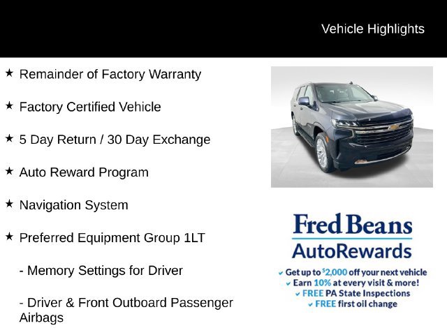 Used 2023 Chevrolet Tahoe LT SUV