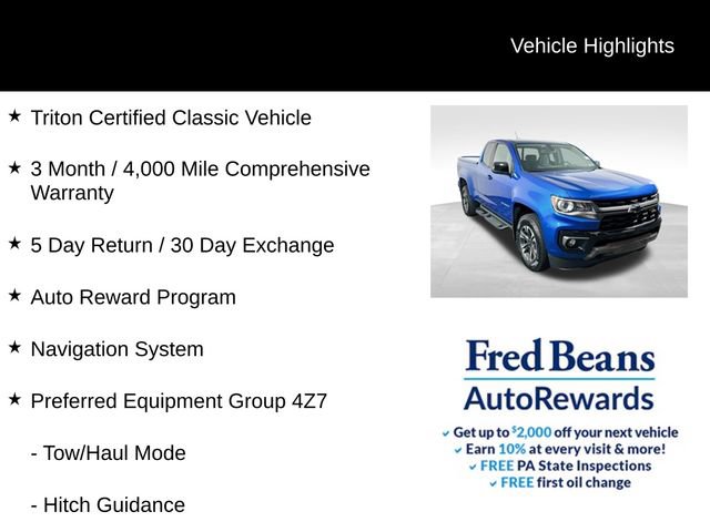 Used 2021 Chevrolet Colorado 4WD Z71 Truck