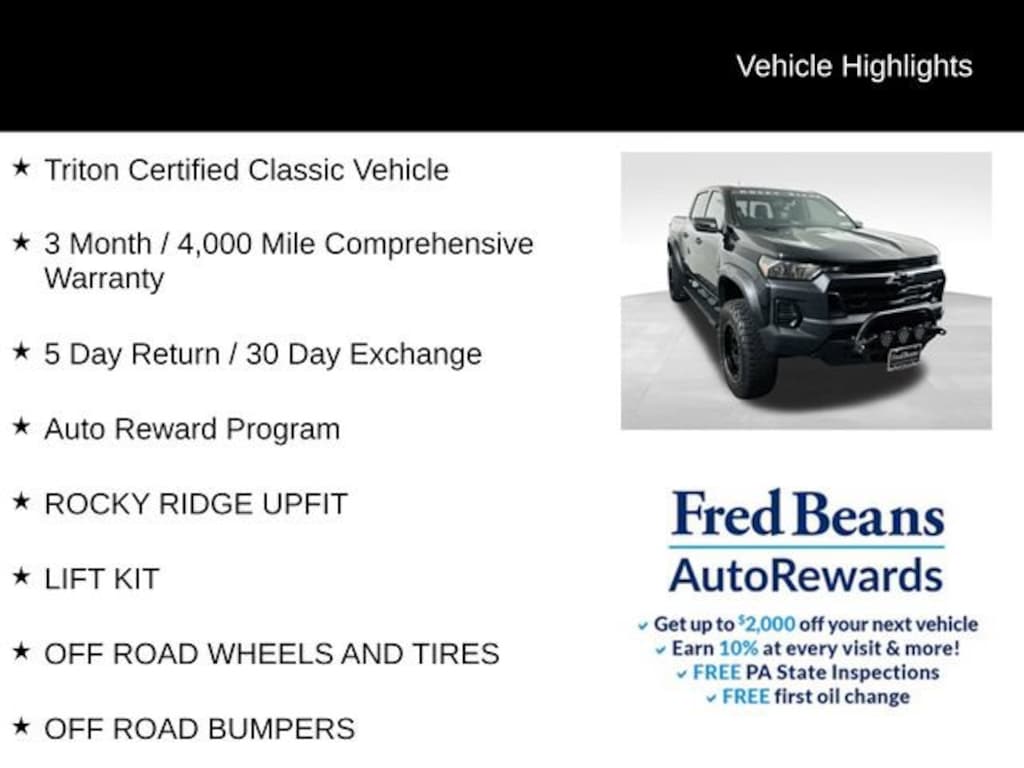 Used 2026 Chevrolet Colorado Trail Boss Truck