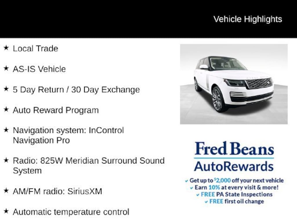 Used 2021 Land Rover Range Rover Westminster SUV