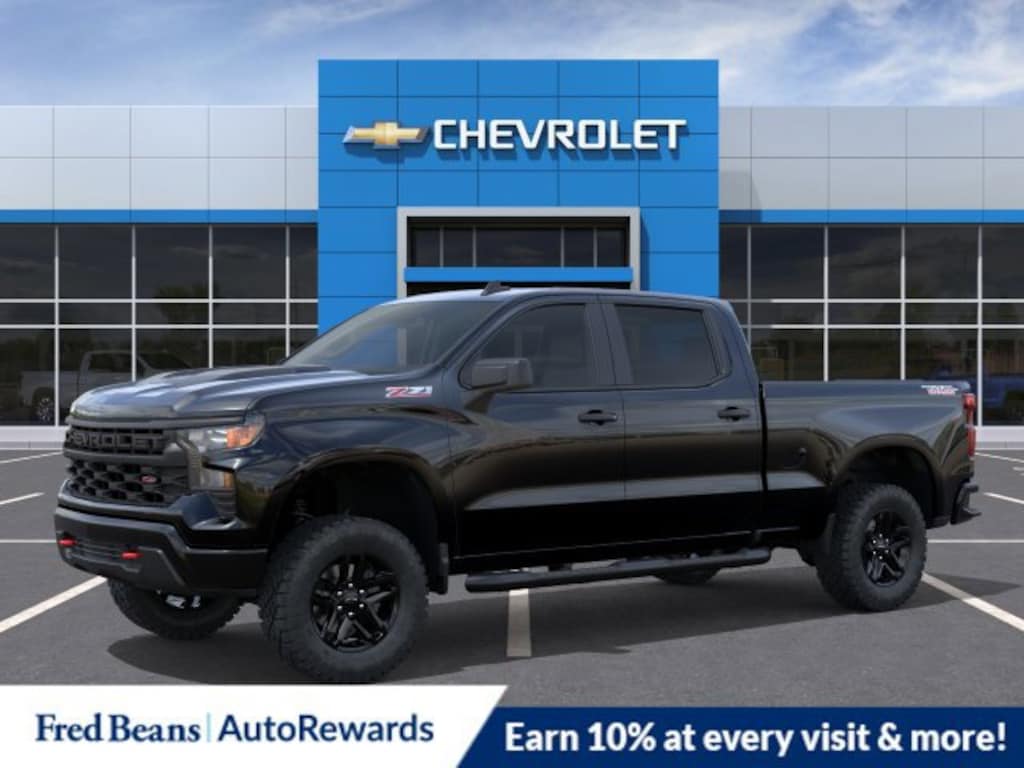 New 2026 Chevrolet Silverado 1500 Custom Trail Boss Truck