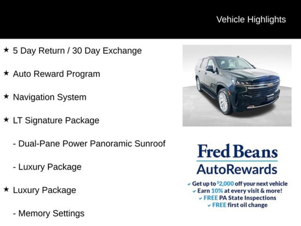 Used 2023 Chevrolet Tahoe LT SUV