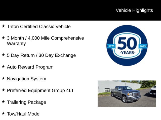 Used 2018 GMC Canyon 4WD SLT Truck