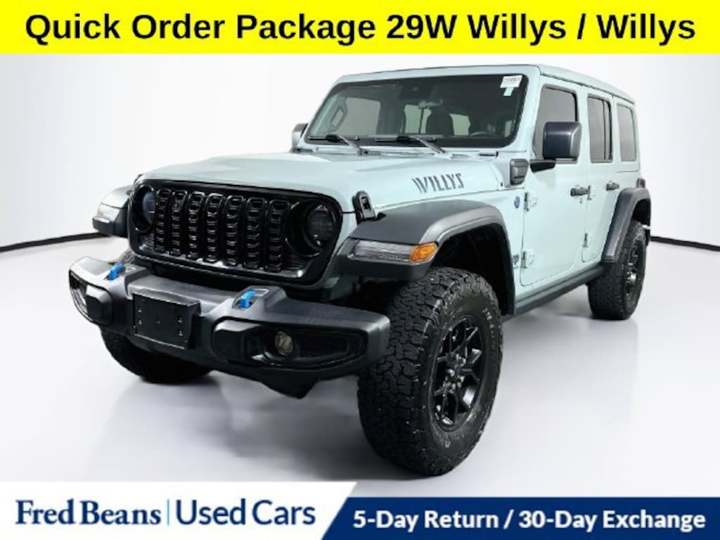 Used 2024 Jeep Wrangler 4xe Willys 4xe SUV