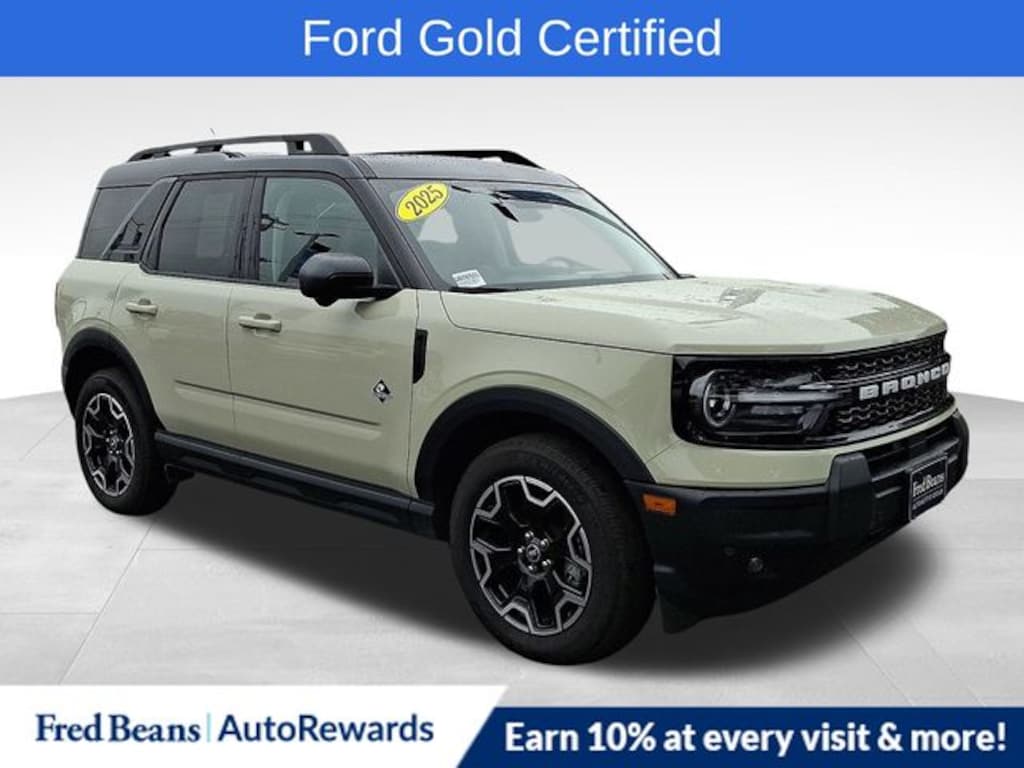 Certified 2025 Ford Bronco Sport Outer Banks SUV