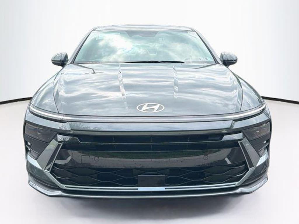 New 2026 Hyundai Sonata Hybrid Blue Sedan