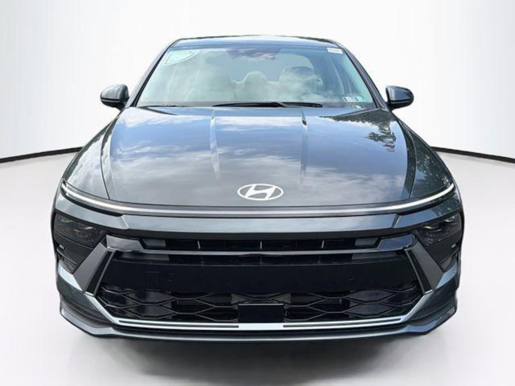 New 2026 Hyundai Sonata Hybrid Blue Sedan
