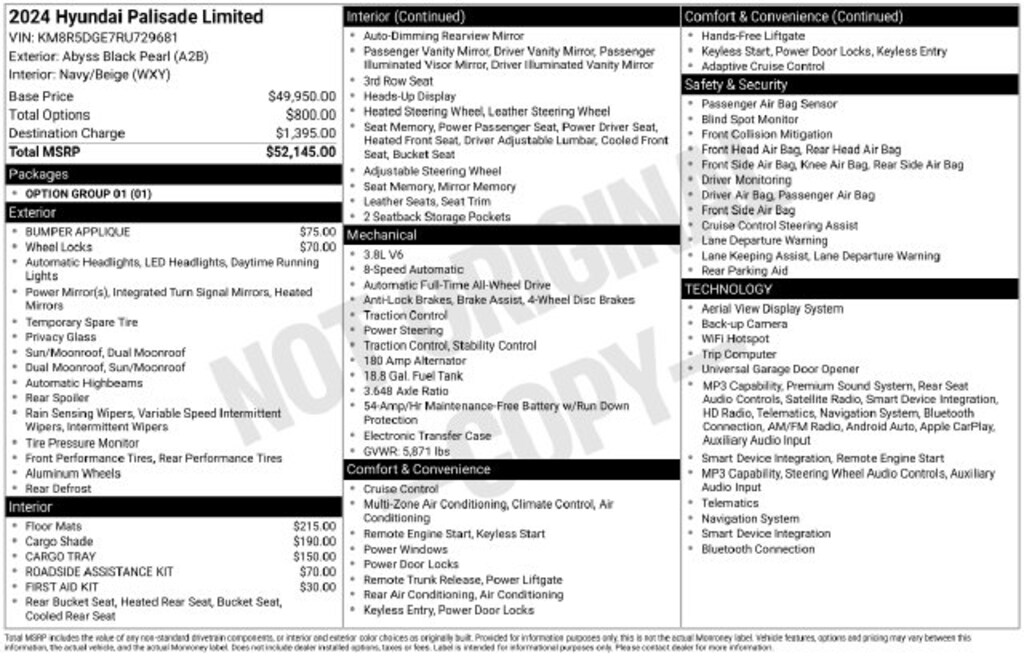 Used 2024 Hyundai Palisade Limited SUV