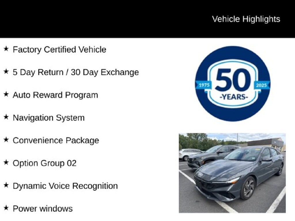 Certified 2024 Hyundai Elantra SEL Sedan