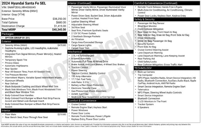 2024 Hyundai Santa Fe SEL - Photo 31