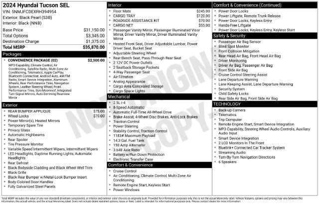 2024 Hyundai Tucson SEL - Photo 10