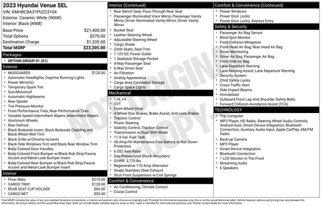 2023 Hyundai Venue SEL - Photo 31