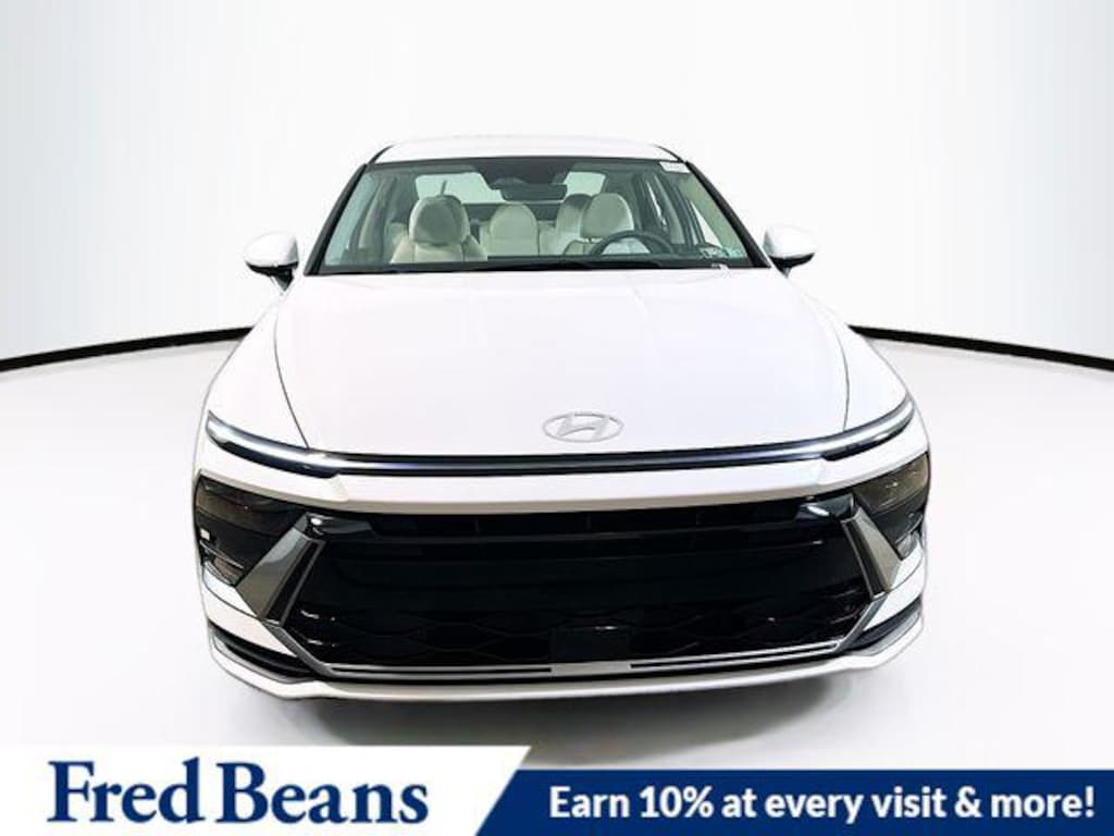 New 2026 Hyundai Sonata Hybrid Blue Sedan