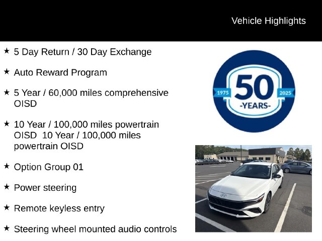 Used 2025 Hyundai Elantra Hybrid SEL Sport Sedan