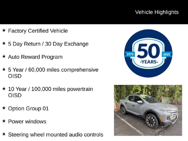 Certified 2026 Hyundai Santa Cruz SEL Truck