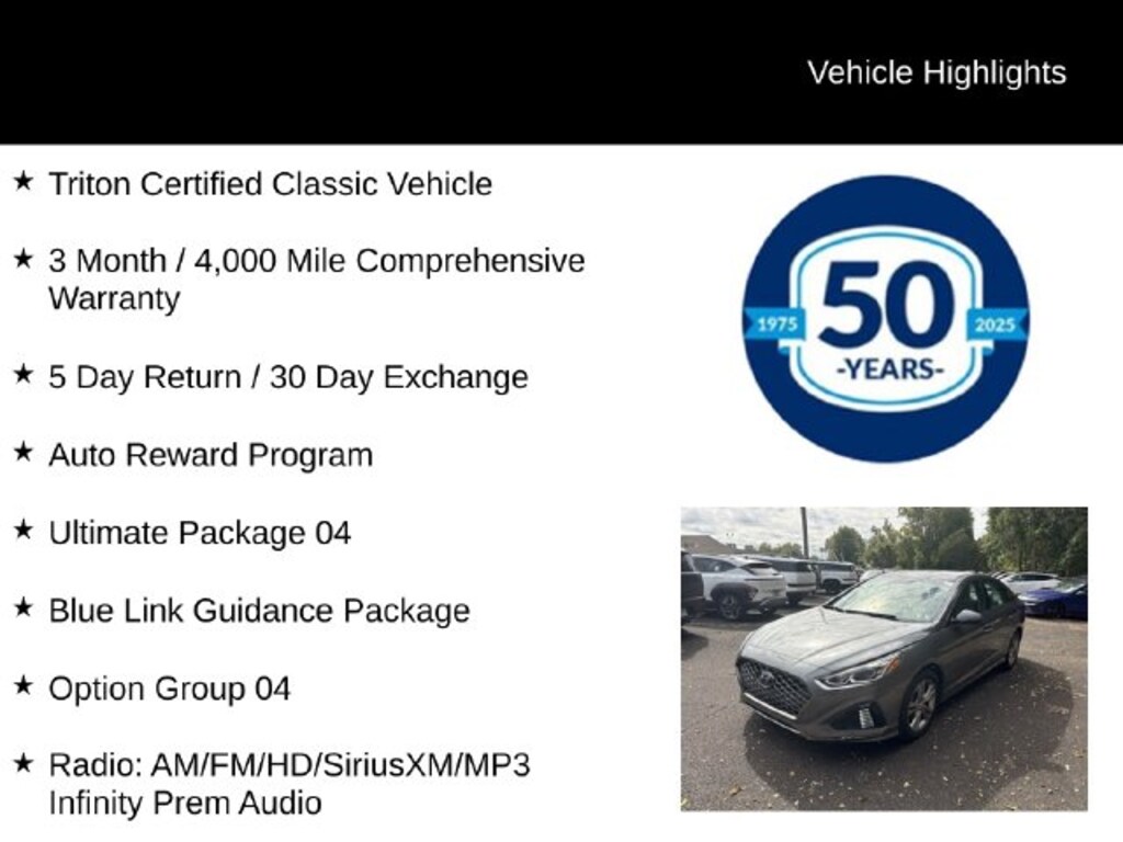 Used 2019 Hyundai Sonata Limited Sedan