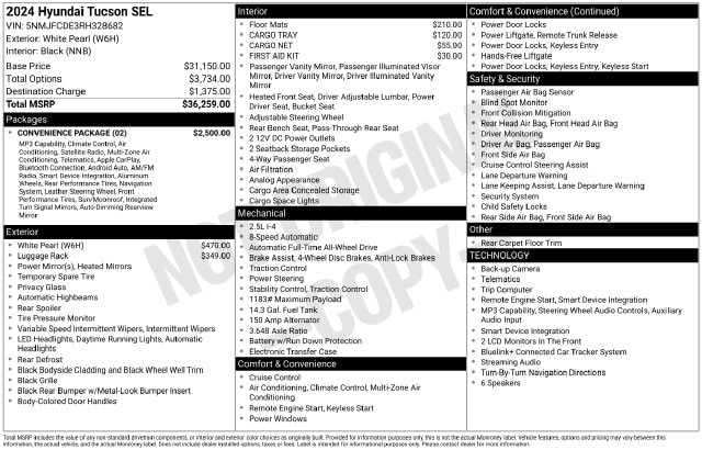 2024 Hyundai Tucson SEL - Photo 33