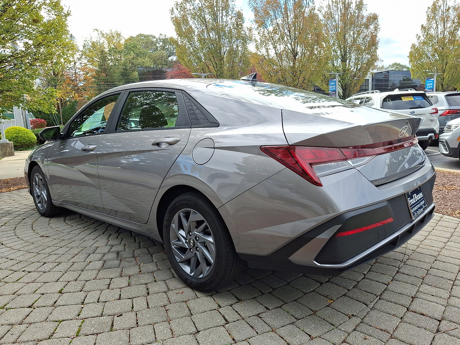 Used 2024 Hyundai Elantra Hybrid Blue Sedan