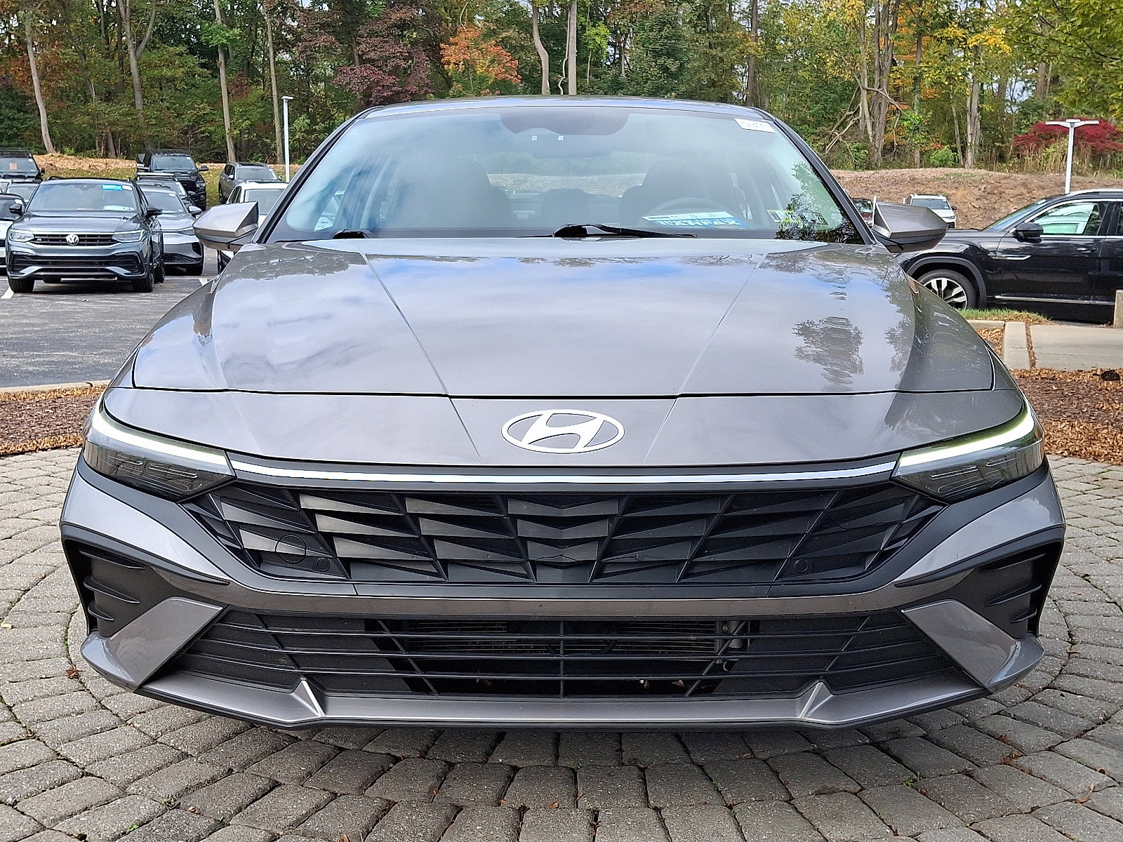 Used 2024 Hyundai Elantra Hybrid Blue Sedan