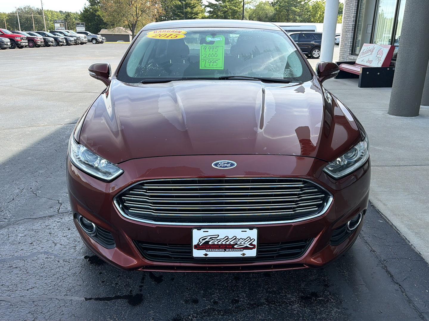 Used 2015 Ford Fusion SE with VIN 3FA6P0HD0FR110929 for sale in Reedsburg, WI