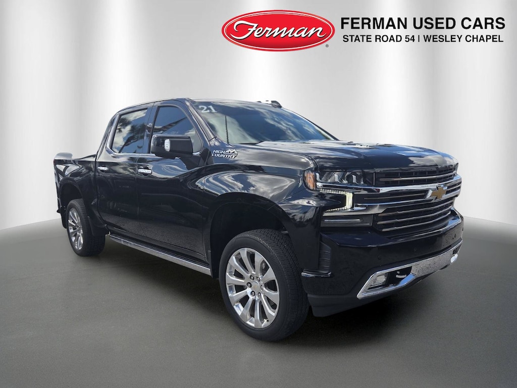 Used 2021 Chevrolet Silverado 1500 High Country Truck Crew Cab