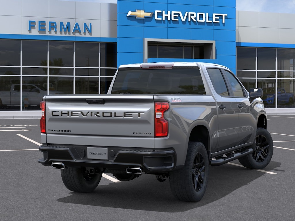 New 2026 Chevrolet Silverado 1500 Custom Trail Boss Truck Crew Cab
