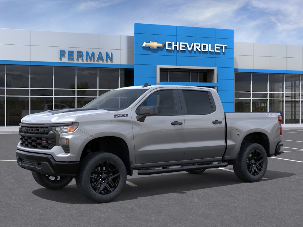 New 2026 Chevrolet Silverado 1500 Custom Trail Boss Truck Crew Cab