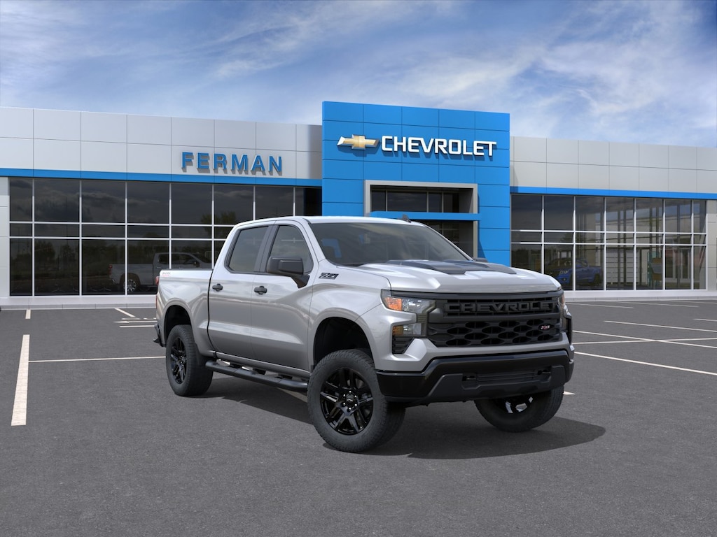 New 2026 Chevrolet Silverado 1500 Custom Trail Boss Truck Crew Cab