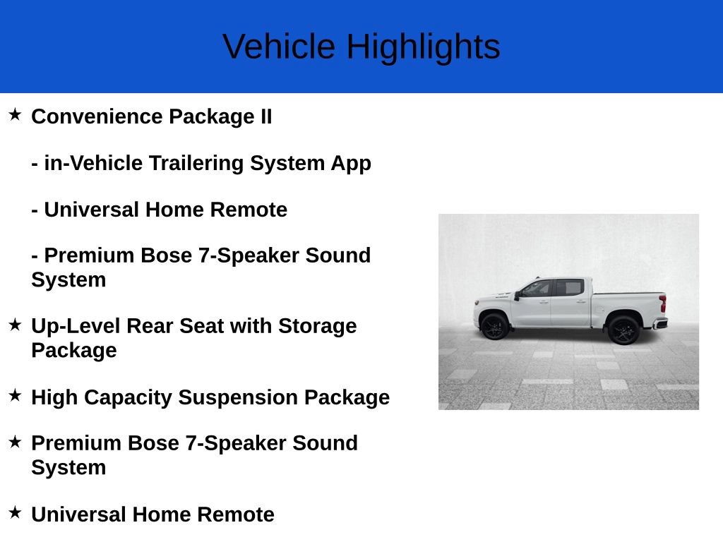 New 2026 Chevrolet Silverado 1500 RST Truck Crew Cab