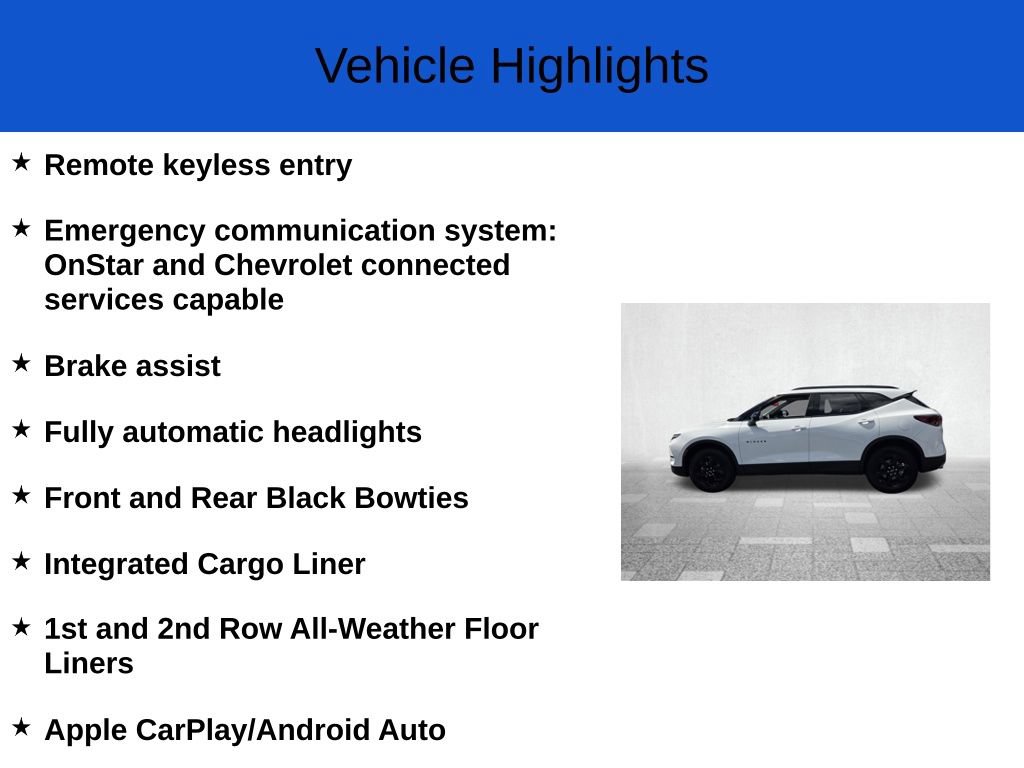 New 2026 Chevrolet Blazer LT w/2LT SUV