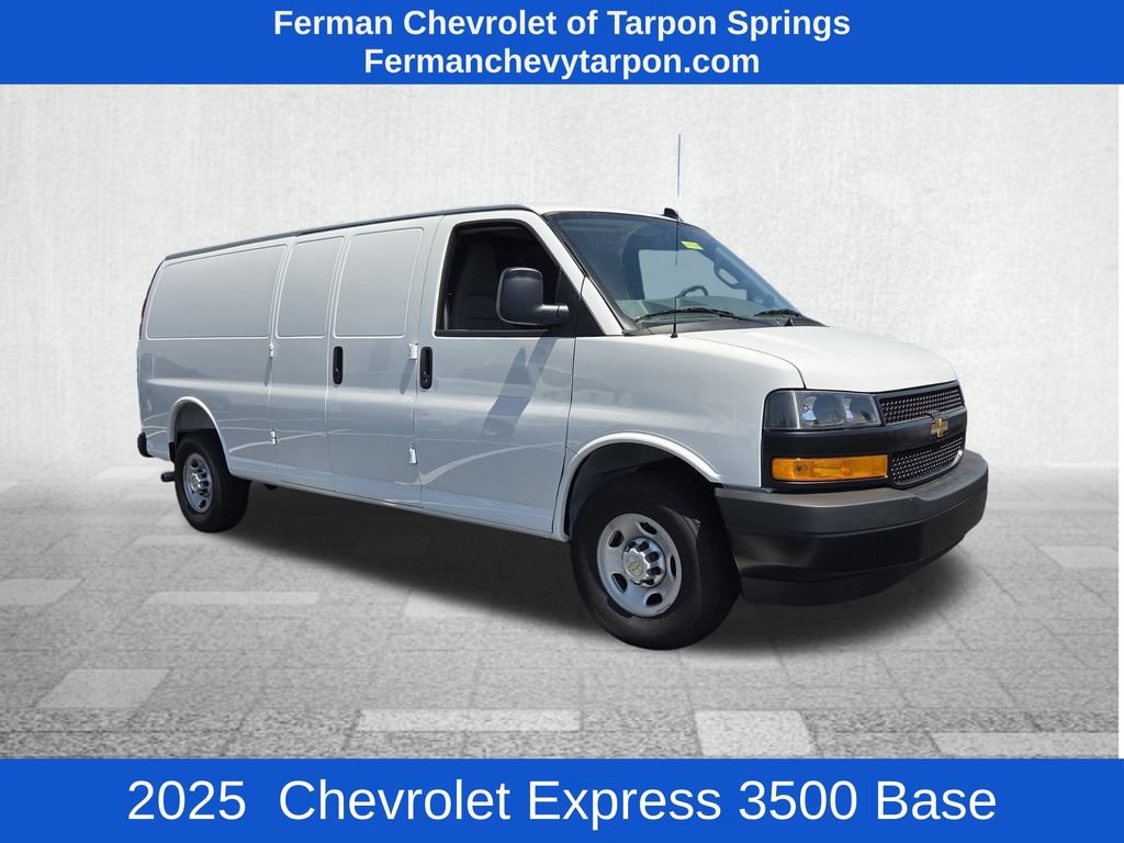 New 2025 Chevrolet Express Cargo 3500 Work Van Van Extended Cargo Van