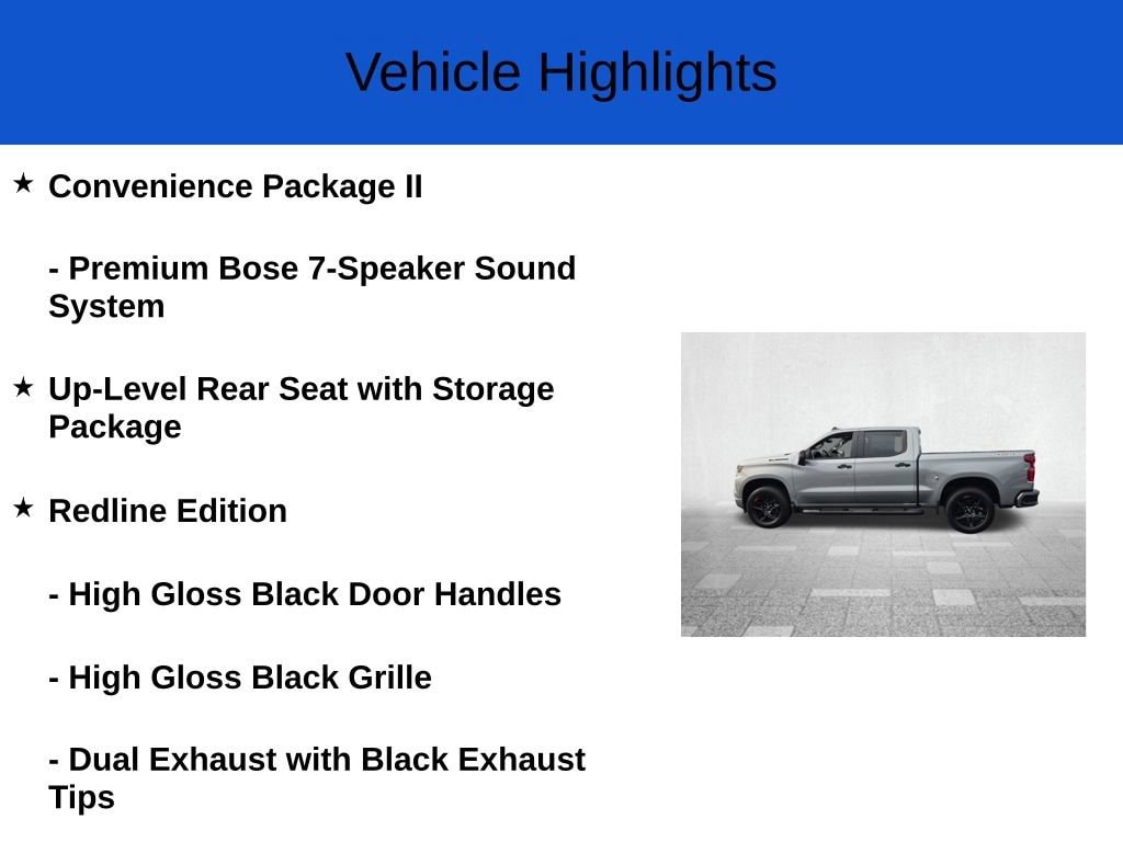 New 2026 Chevrolet Silverado 1500 RST Truck Crew Cab