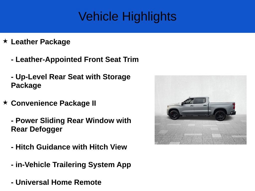 New 2026 Chevrolet Silverado 1500 RST Truck Crew Cab