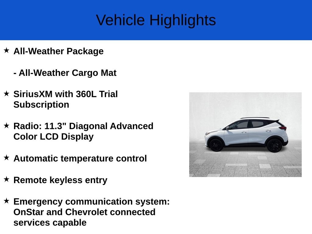 New 2027 Chevrolet Bolt RS SUV