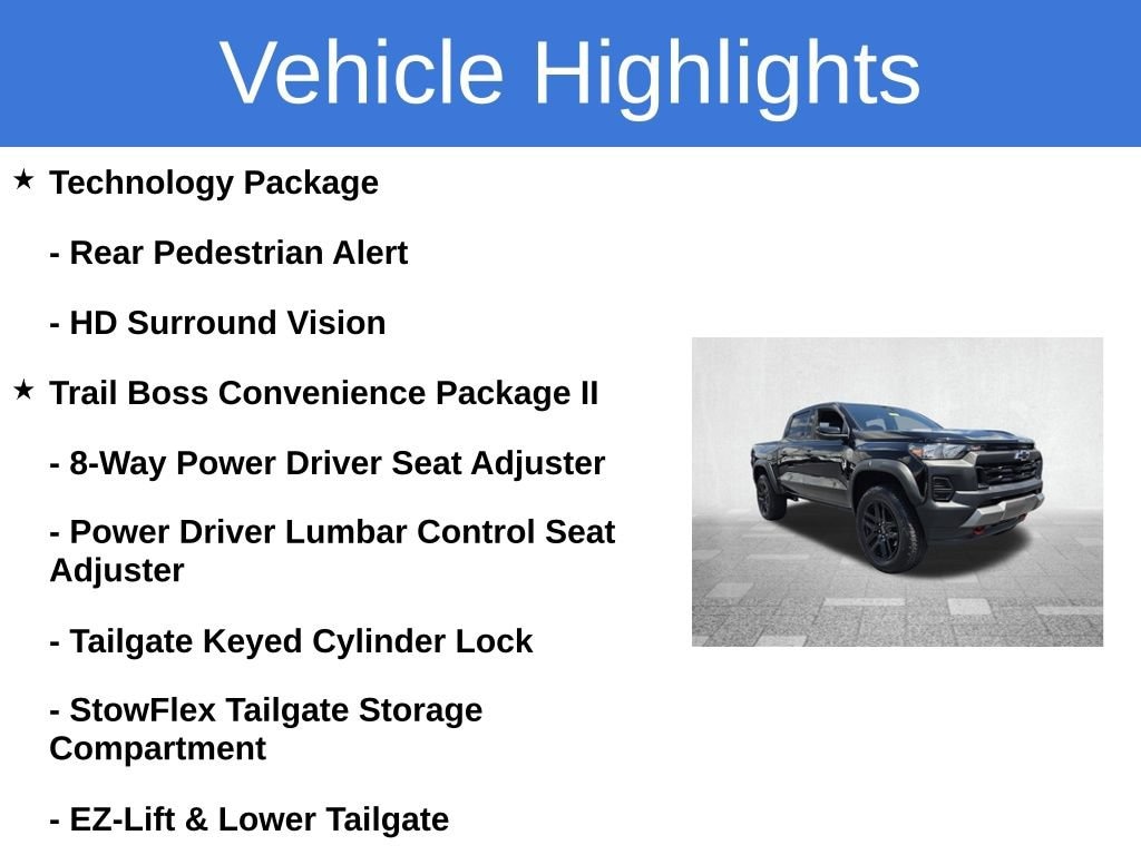 Certified 2024 Chevrolet Colorado Trail Boss Truck Crew Cab