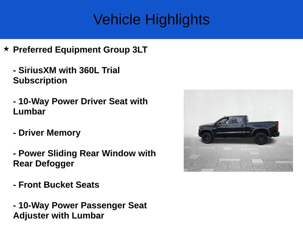 New 2026 Chevrolet Silverado 1500 ZR2 Truck Crew Cab