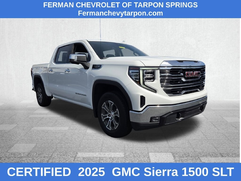 Certified 2025 GMC Sierra 1500 SLT Truck Crew Cab