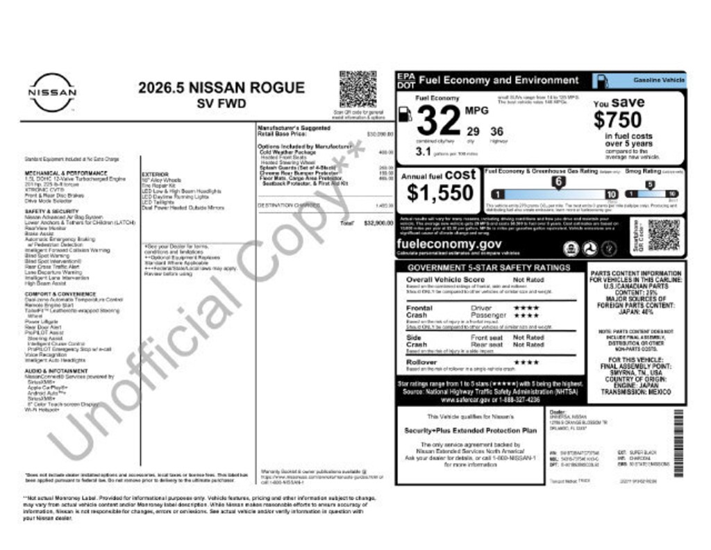 Certified 2026 Nissan Rogue SV SUV