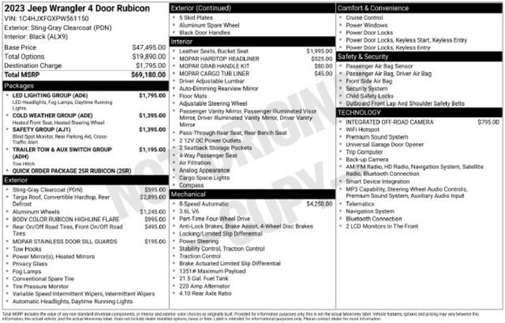 Certified 2023 Jeep Wrangler Rubicon SUV