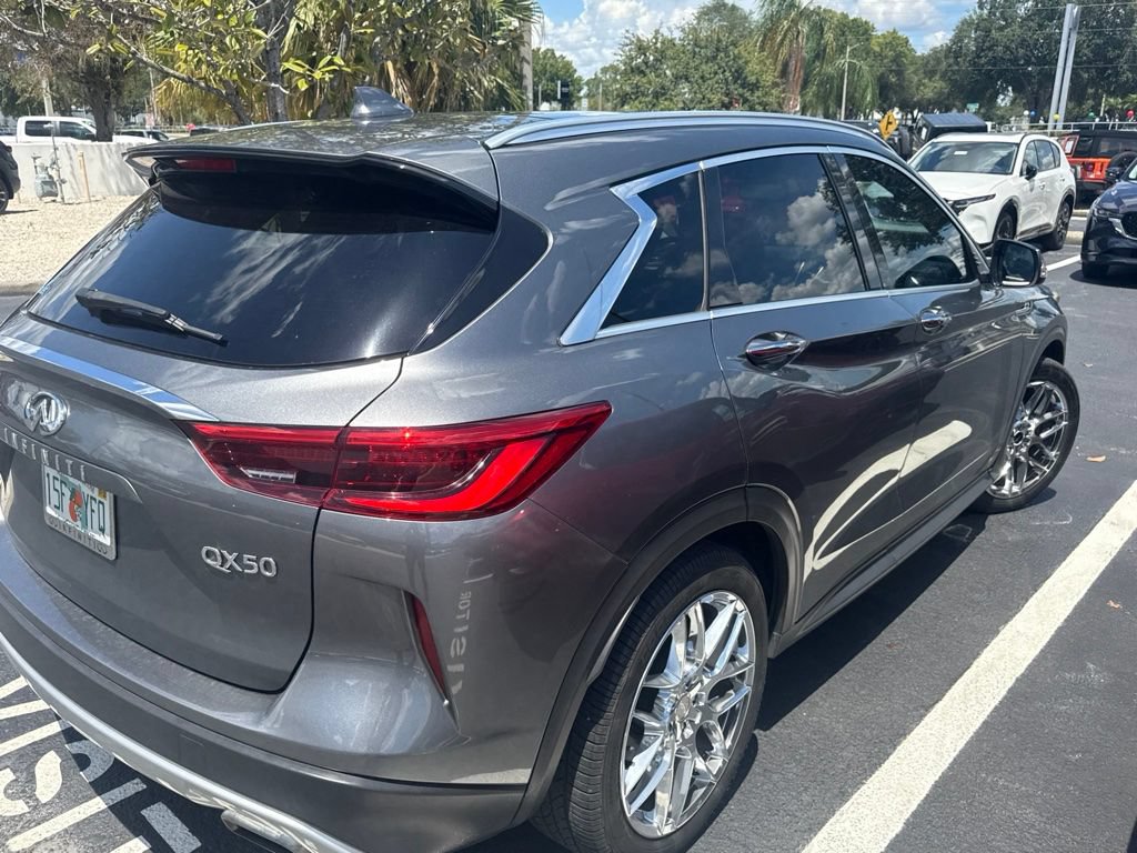 Used 2019 INFINITI QX50 Luxe with VIN 3PCAJ5M18KF137614 for sale in Palm Harbor, FL