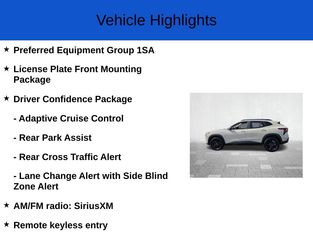 New 2026 Chevrolet Trax