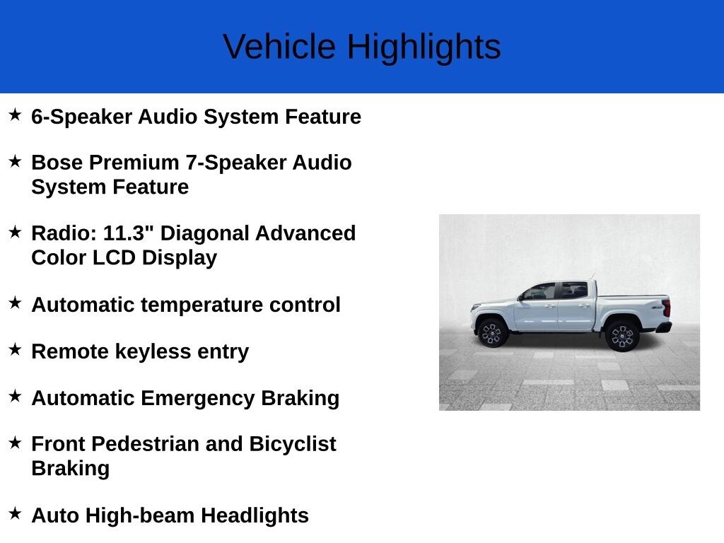 New 2026 Chevrolet Colorado