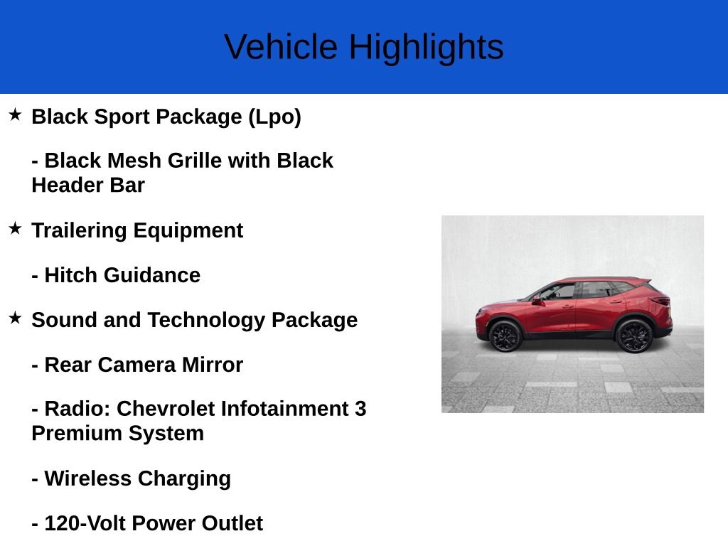 New 2026 Chevrolet Blazer