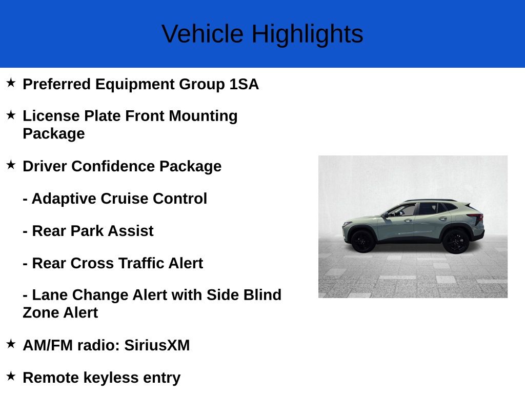 New 2026 Chevrolet Trax