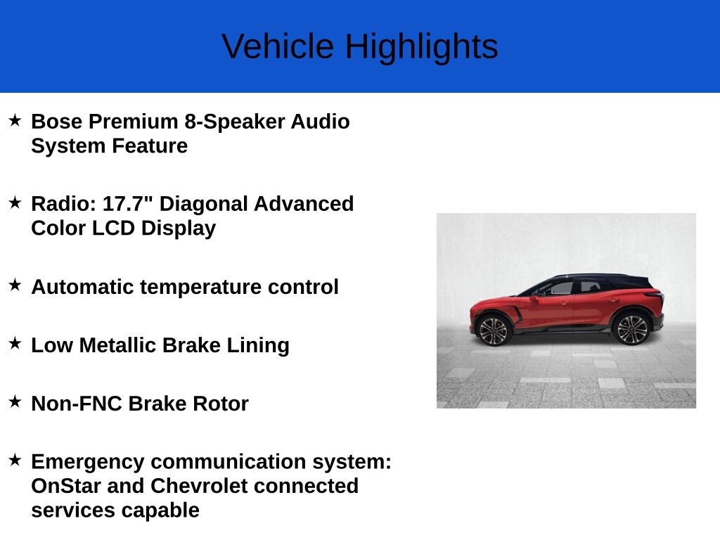 New 2026 Chevrolet Blazer EV