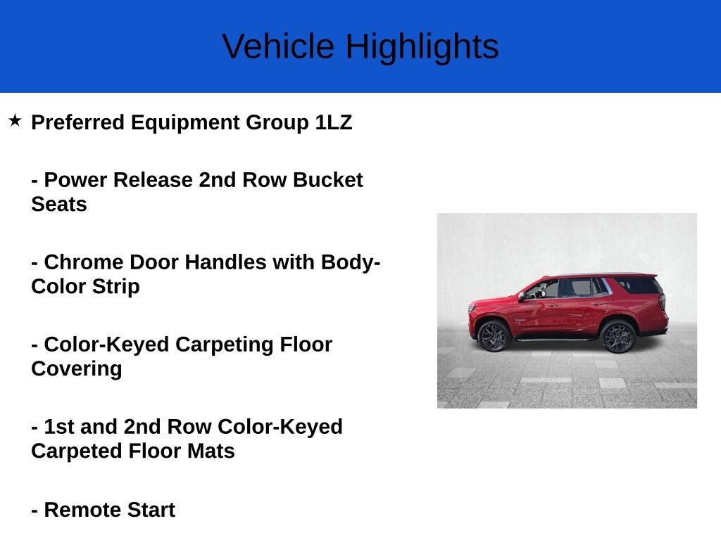 New 2026 Chevrolet Tahoe