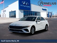 2026 Hyundai Elantra Hybrid Blue Sedan