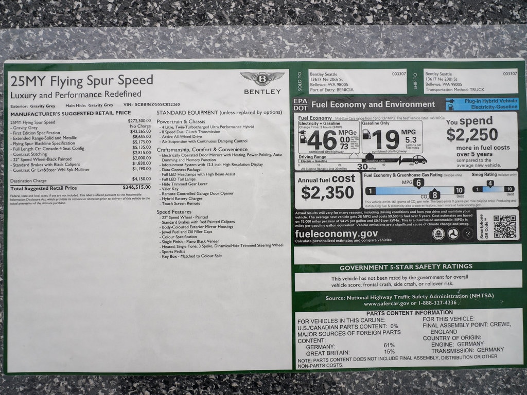 2025 Bentley Flying Spur Speed - Photo 49
