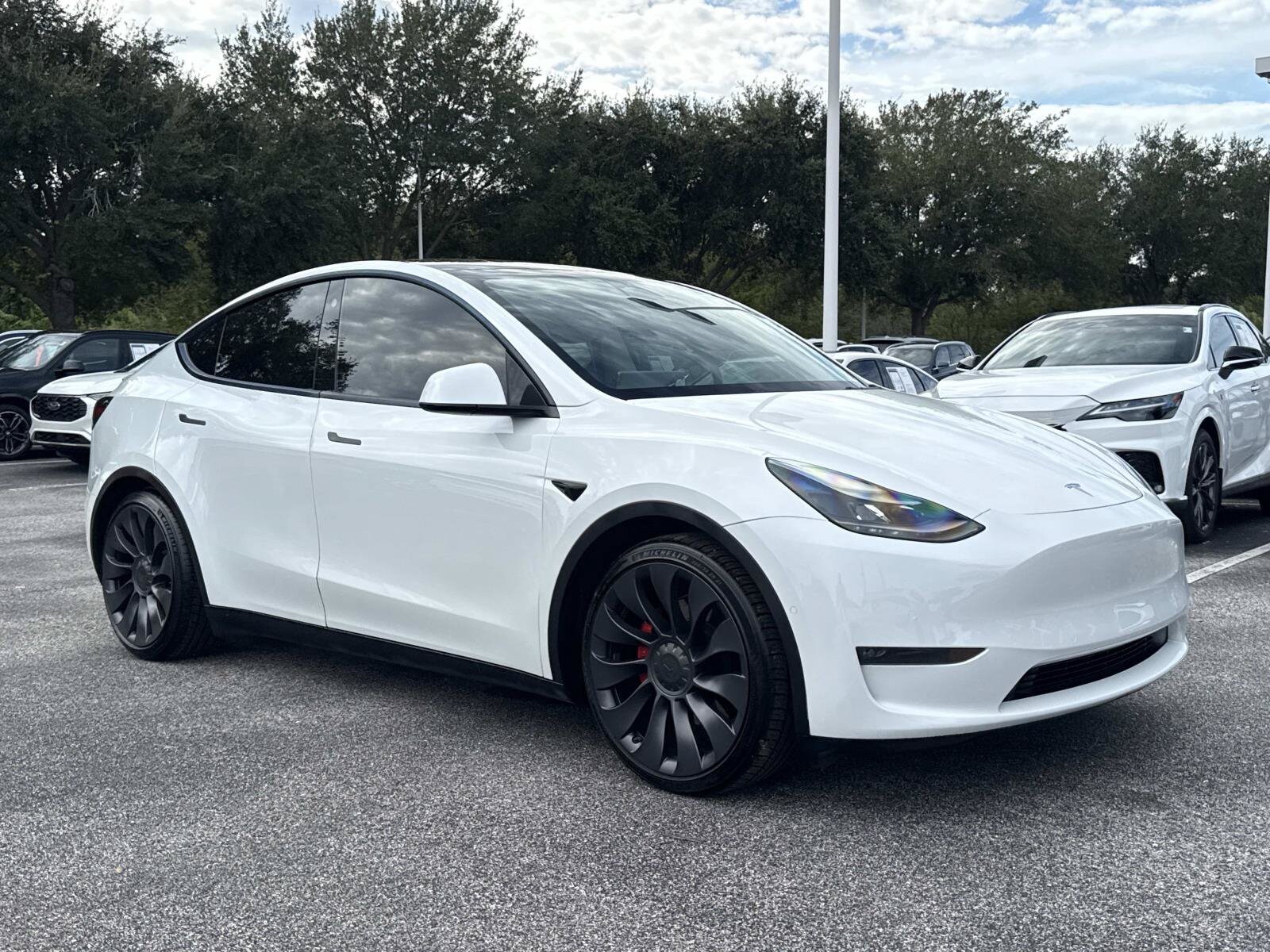 Used 2022 Tesla Model Y Performance with VIN 7SAYGDEF2NF454474 for sale in Lakeland, FL